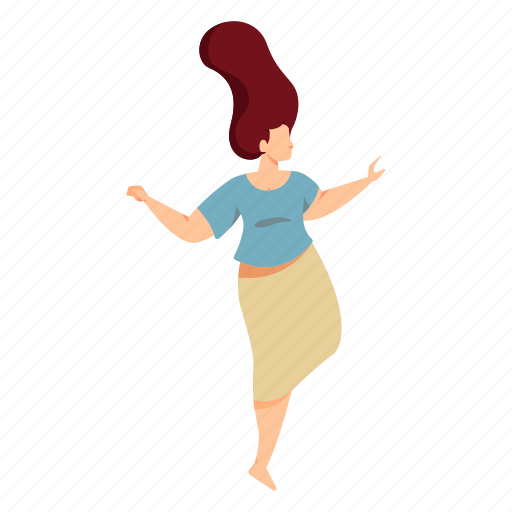 Character, builder, woman, falling, female, girl illustration - Download on Iconfinder