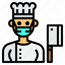 chef, avatar, occupation, woman, cooker