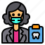 dentist, avatar, occupation, woman, jobs 