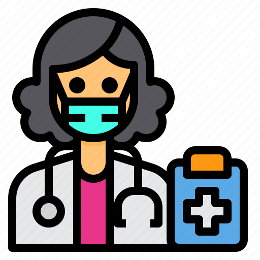 Doctor, avatar, occupation, woman, medical icon - Download on Iconfinder