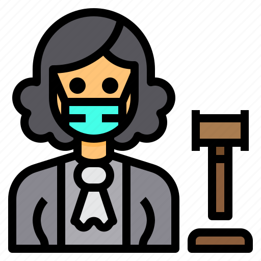 Judge, avatar, occupation, woman, balance icon - Download on Iconfinder