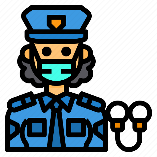 Police, avatar, occupation, woman, job icon - Download on Iconfinder