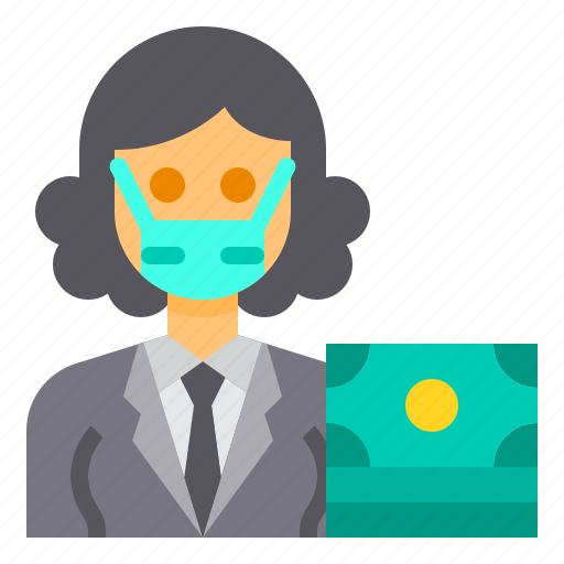 Banker, avatar, occupation, woman, accountant icon - Download on Iconfinder