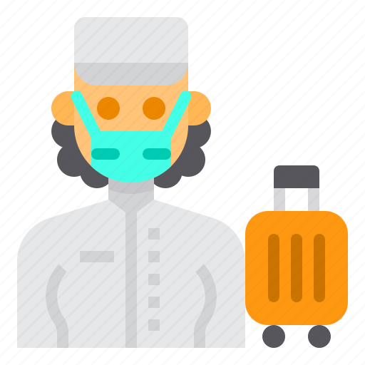 Bell, boy, avatar, occupation, woman, hotel icon - Download on Iconfinder