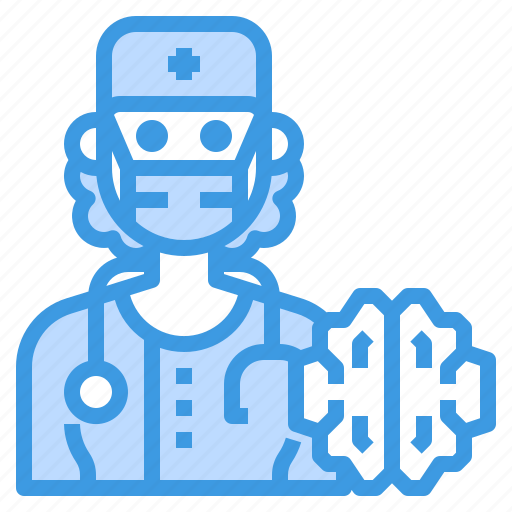 Doctor, surgery, avatar, woman, brain icon - Download on Iconfinder