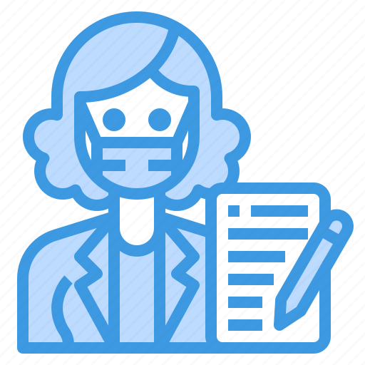 Writer, author, avatar, occupation, woman icon - Download on Iconfinder