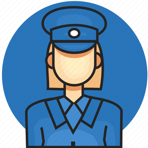 Avatar, job, police, profession, woman icon - Download on Iconfinder