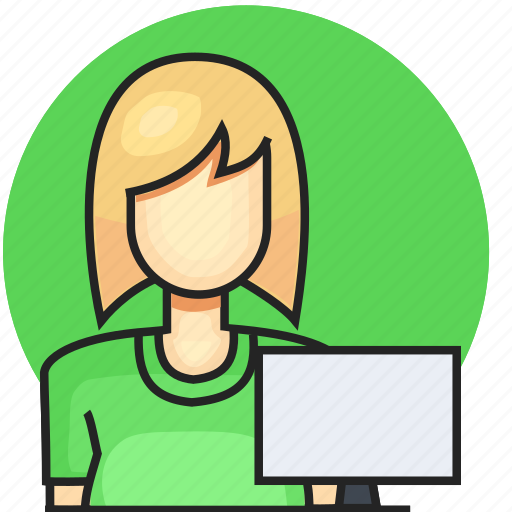 Avatar, job, profession, programmer, woman icon - Download on Iconfinder