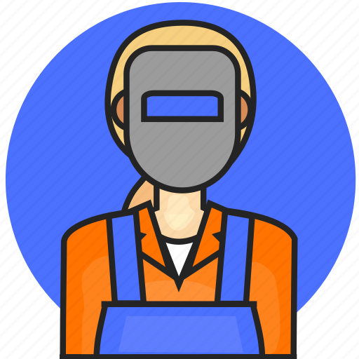 Avatar, job, profession, welder, woman icon - Download on Iconfinder