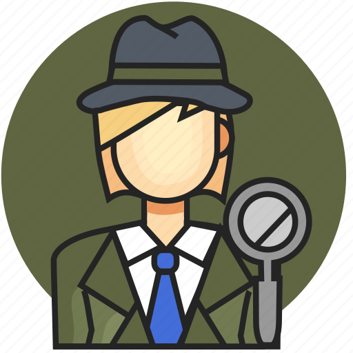 Avatar, detective, job, profession, woman icon - Download on Iconfinder