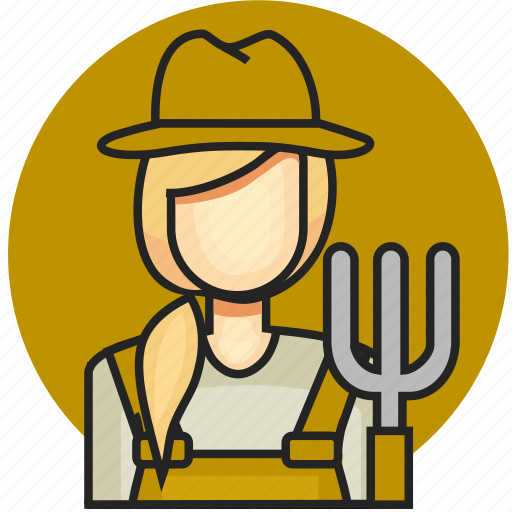 Avatar, farmer, job, profession, woman icon - Download on Iconfinder