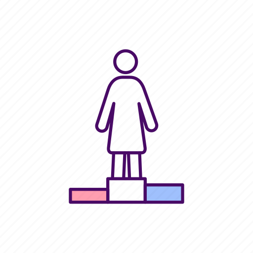 Equal rights, discrimination, success, woman icon - Download on Iconfinder