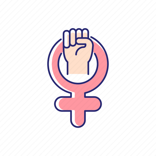 Feminism, movement for rights, female organization, gender equality icon - Download on Iconfinder