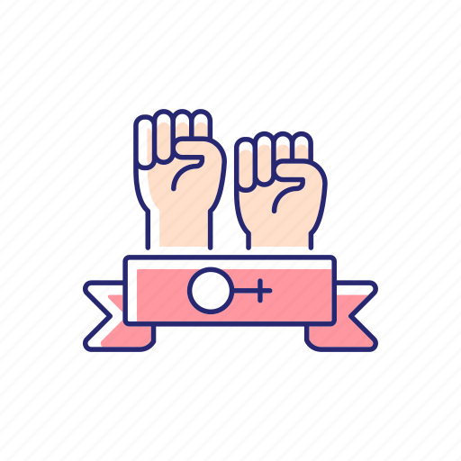 Feminism, women fight, fight for rights, gender equality icon - Download on Iconfinder