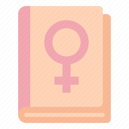 Feminist, book, knowledge, empowerment, rights, feminism icon - Download on Iconfinder