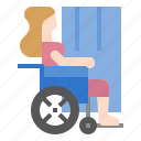 disabled, handicap, wheelchair, patients, disability, hospital, disabled woman