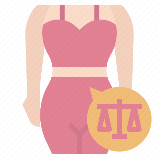 Right, feminist, clothing, clothes, woman, dressing, right to clothing icon - Download on Iconfinder