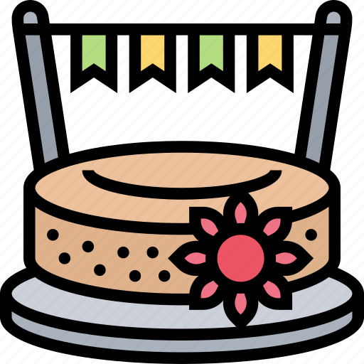 Bolo, fuba, cake, bakery, brazilian icon - Download on Iconfinder