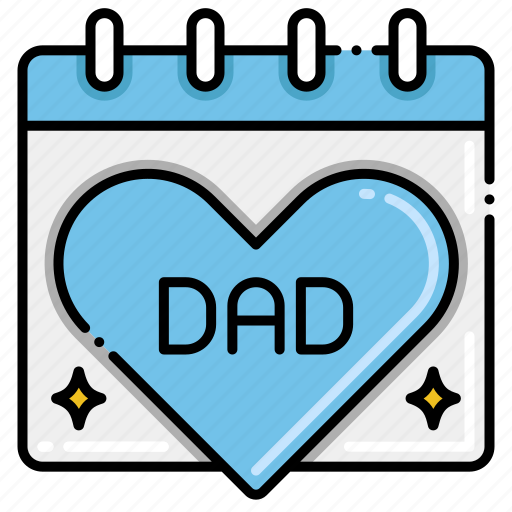 Fathers, day, calendar, holiday icon - Download on Iconfinder
