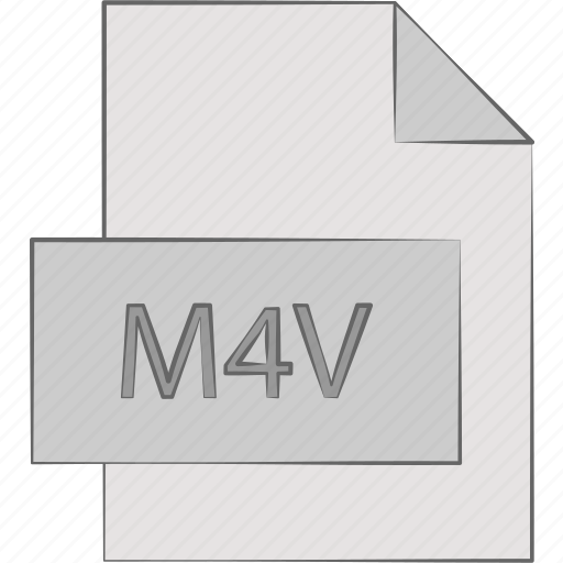 Container, file, format, m4v icon - Download on Iconfinder