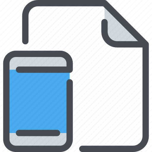 Document, file, mobile, paper, smartphone icon - Download on Iconfinder