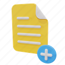 add, file, format, plus, document, folder, new