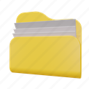 folder, office, document, storage, file, data, paper