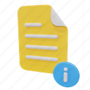 info, file, document, folder, about, data, help