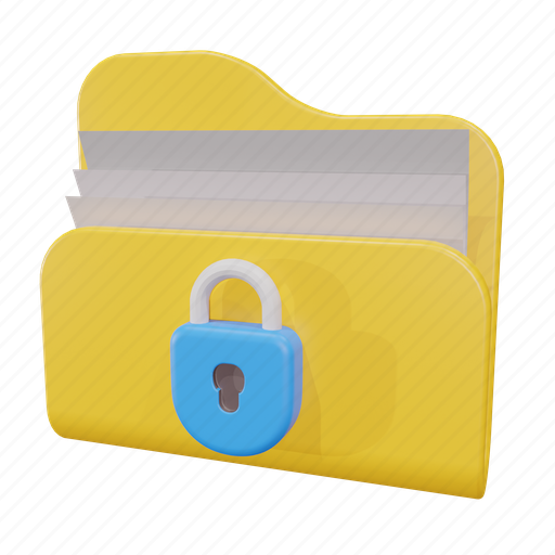 Password, folder, secure, files, document, key, security icon - Download on Iconfinder