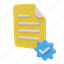 verify, file, document, folder, extension, data, paper 
