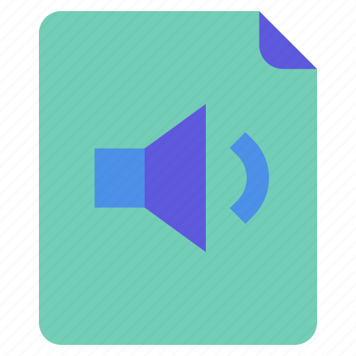 Audio, file, music, sound, volume icon - Download on Iconfinder