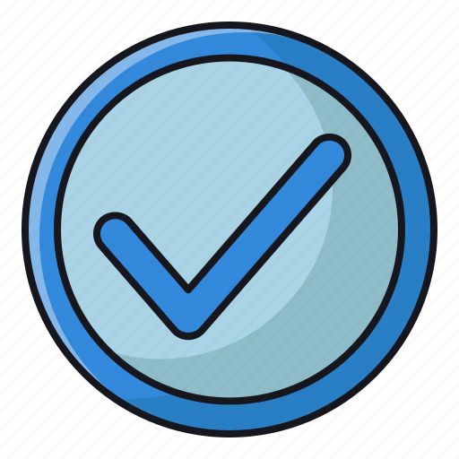 Correct, logo, media icon - Download on Iconfinder
