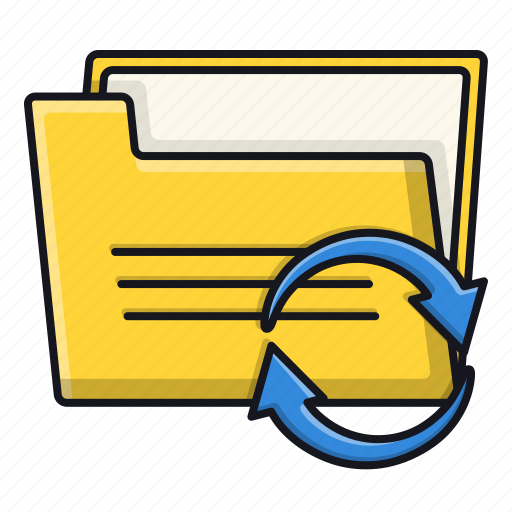 Document, media, refresh icon - Download on Iconfinder