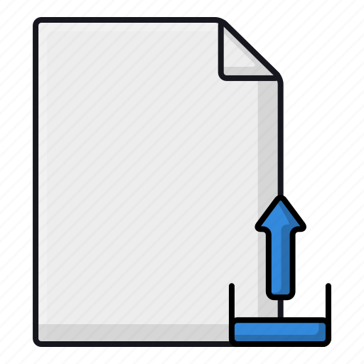 Document, file, media, upload icon - Download on Iconfinder