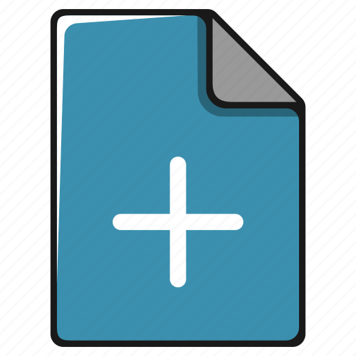 Add, addition, append, documents, file, new icon - Download on Iconfinder