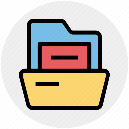 Archive, documents, folder, folder open, office, storage icon - Download on Iconfinder