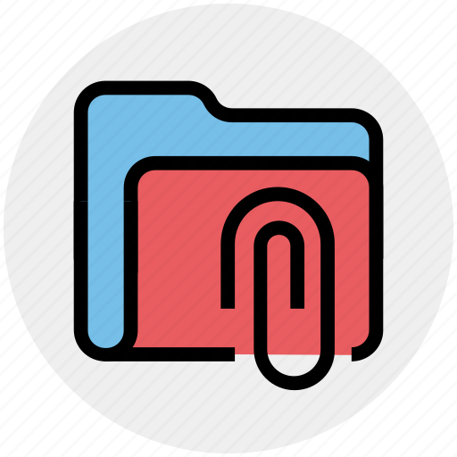 Archive, attachment, clip, document, folder, paperclip icon - Download on Iconfinder