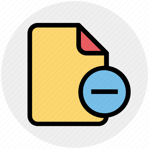 Delete, document, file, remove, remove file icon - Download on Iconfinder