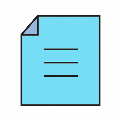 Document, memo, notepad, paper icon - Download on Iconfinder