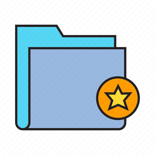Archive, document, file, folder, rank, star, storage icon - Download on Iconfinder