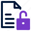 unlock, file, protect, secure, access 