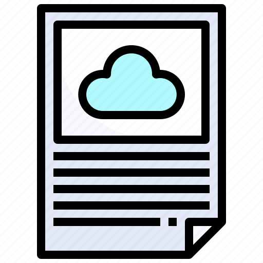 Cloud, file, document, archive, format icon - Download on Iconfinder