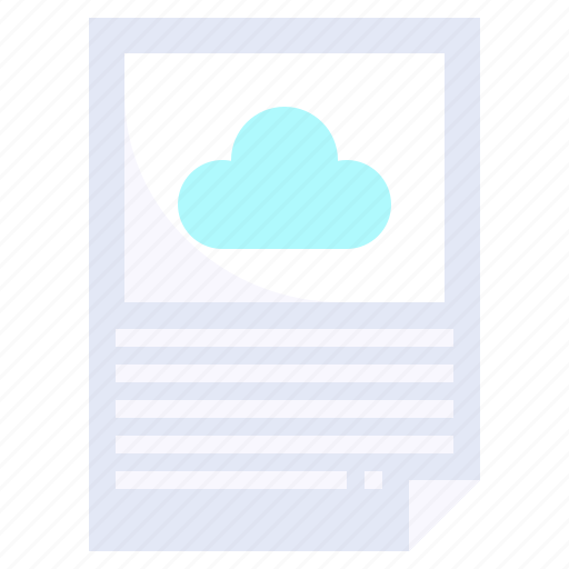 Cloud, file, document, archive, format icon - Download on Iconfinder