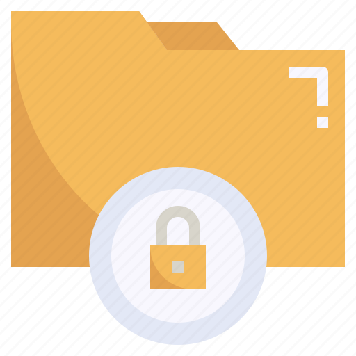 Locked, encrypted, security, folder, file icon - Download on Iconfinder