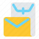 file, document, mail, invitation, envelope