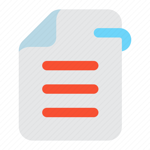 File, document, text, note, list icon - Download on Iconfinder