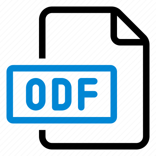 Document, extension, extention, file, odf, text, format icon - Download on Iconfinder