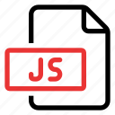 document, extension, extention, file, javascript, js, format