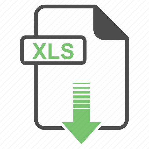 Format, extension, download, xls icon - Download on Iconfinder