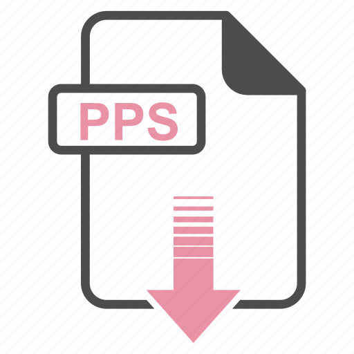 Format, extension, download, pps icon - Download on Iconfinder